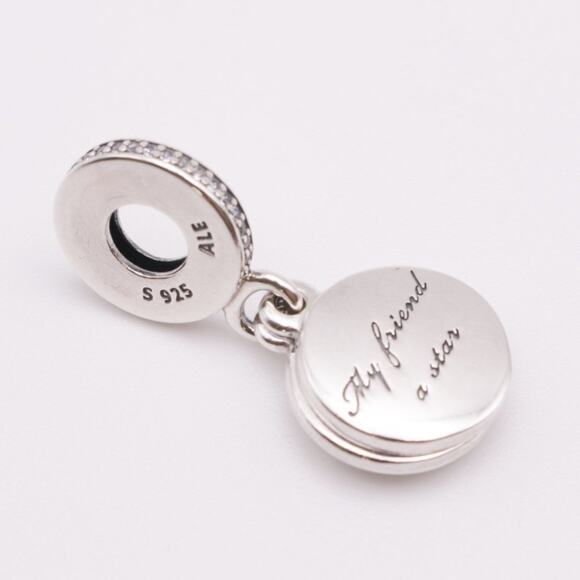 Authentic PANDORA Friendship Star Dangle - 792148EN23 - Picture 6 of 9